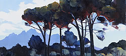 Pinescape near Simonsberg | 2013 | Oil on Canvas | 46 x 64 cm
